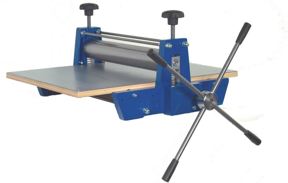 CREATIV DISCOUNT Pressen, 50x70 cm, Schwarz, NEU Abig Druckpresse, mit Untersetzung 3:1