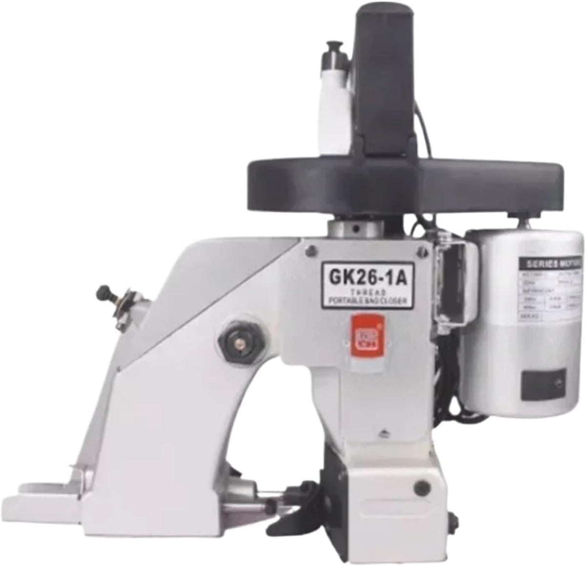 AUBEST Elektrowerkzeug, Schwarz, GK26-1A Beutelnäh- und -verschließmaschine, Reissäcke, Gewebesäcke, Planen, elektrische Nähmaschine