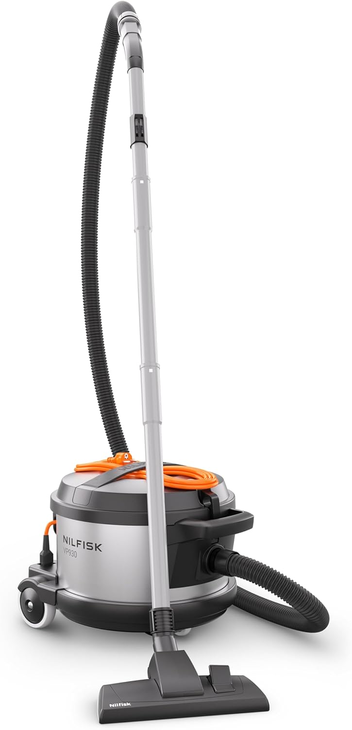 Nilfisk Nass-,Trockensauger für Werkstätten, 15 Liter, Schwarz, VP930 PRO HEPA EU Gewerbesauger Premium Sauger Filter