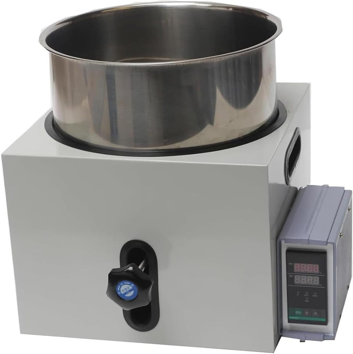 Thermostatisches Ölheizungen, Silber, Öl- und Wasserbad mit einstellbarem Aufzug, Edelstahl-Heizung, 250 ° C Bereich