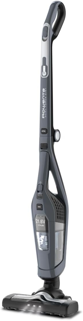 Rowenta Stabstaubsauger, Schwarz, RH6756 Dual Force 2-in-1-kabelloser Akku
