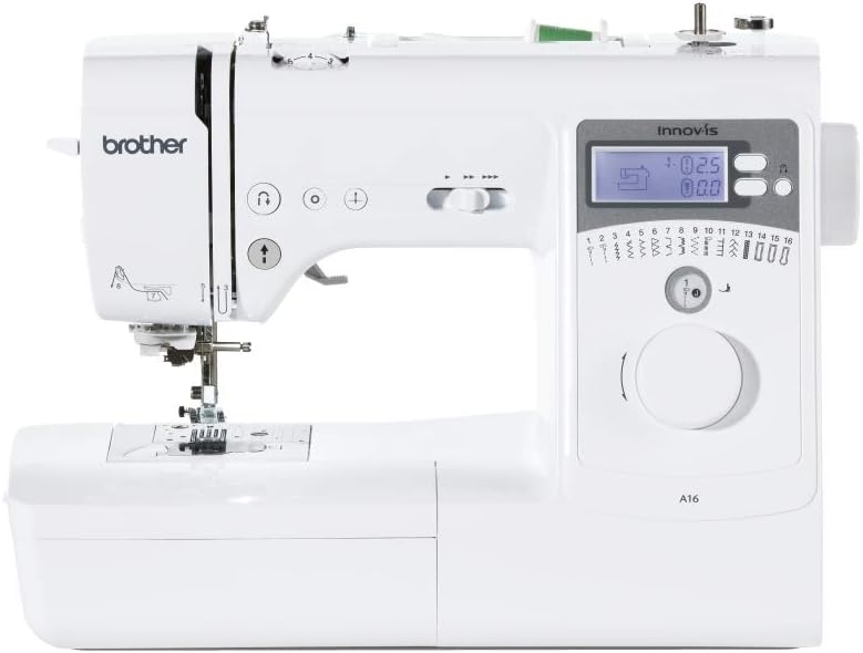 Brother Overlock-Nähmaschinen, Schwarz, Innov-is A16 Nähmaschine, zuverlässig und flexibel für unkompliziertes Nähen