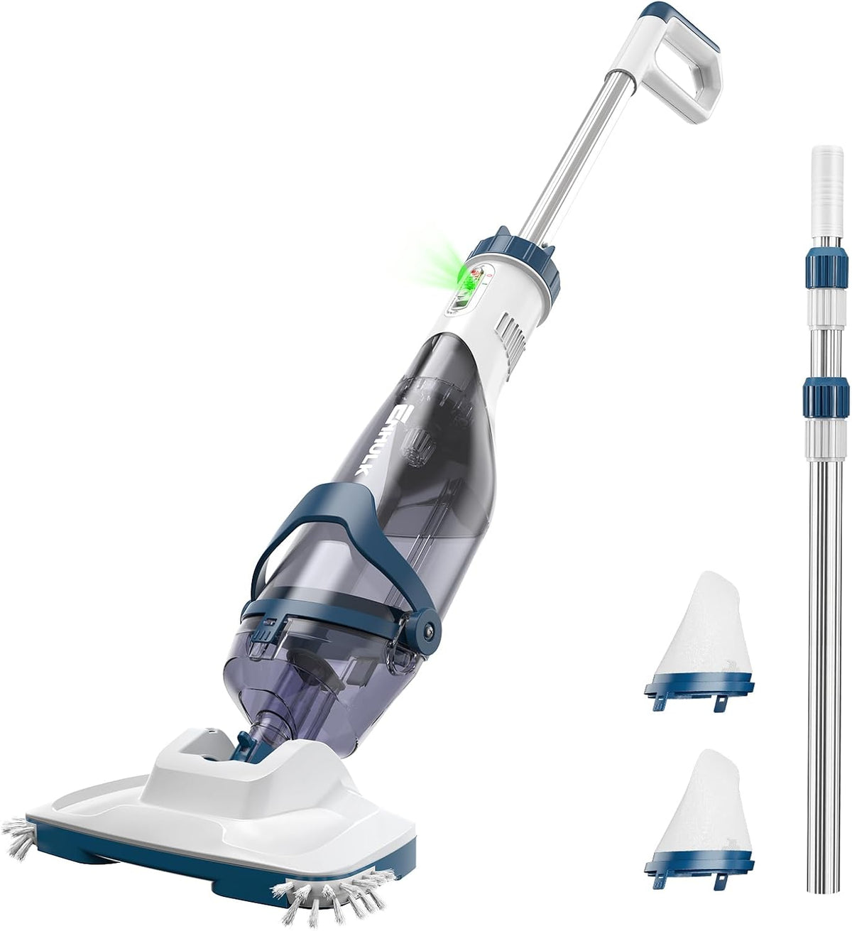 Enhulk Handreiniger, 4200 L, 34 cm, Schwarz, Poolsauger Akku, Betriebsdauer bis zu 70 Minuten, Absaugung bis zu /H