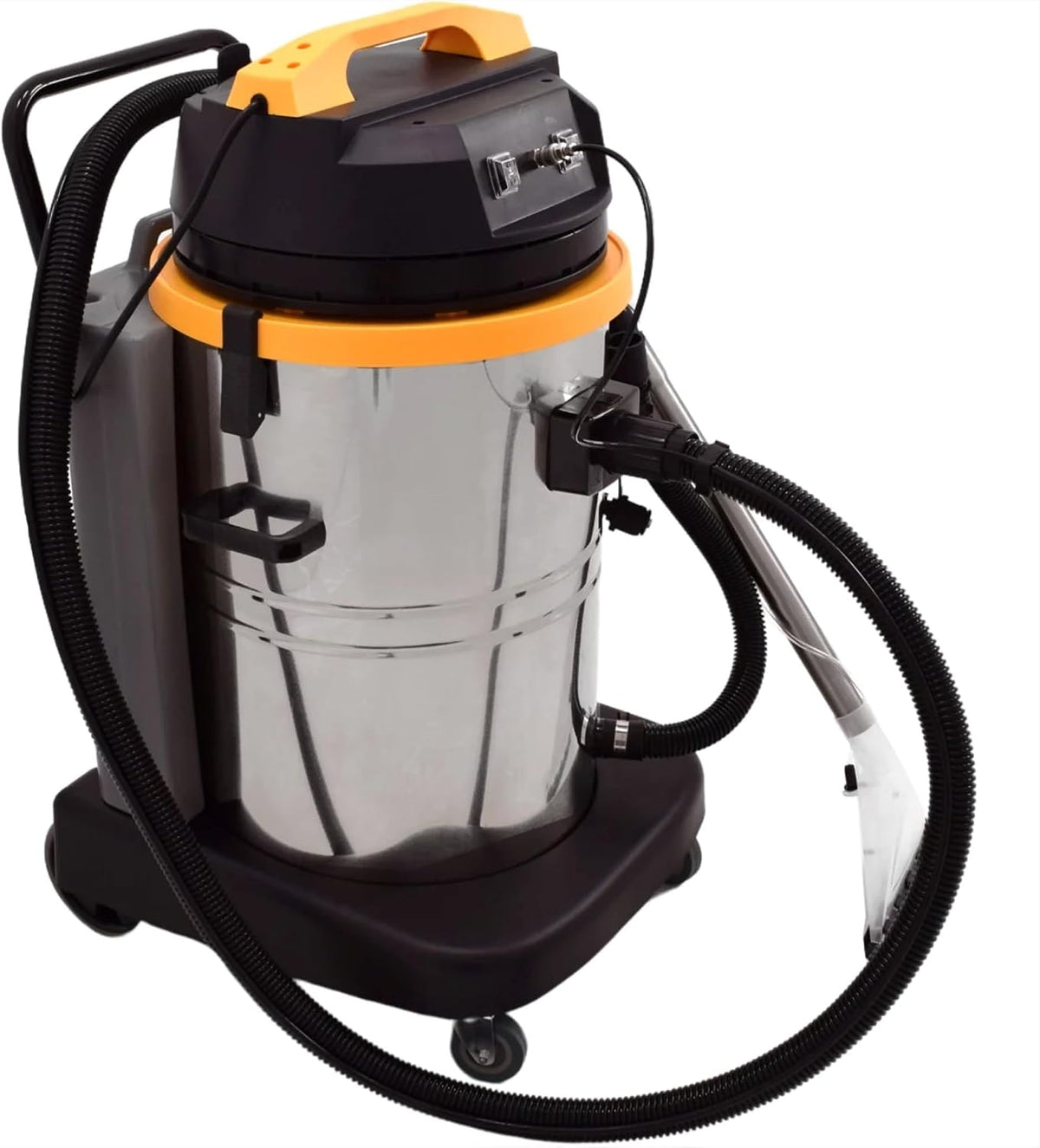 Syntrox Germany Nass-,Trockensauger für Werkstätten, 60 Liter, 16 Liter, Silber