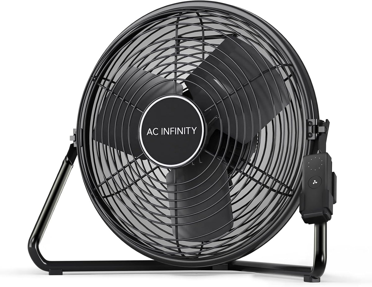 AC Infinity Ventilatoren, 350 mm, Weiß, CLOUDLIFT S14, Industrieller Wandventilator mit kabello