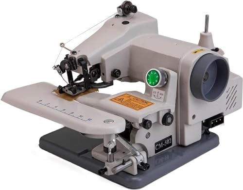 Blindstichmaschine, Schwarz, Tragbare Blindstich-Saummaschine, professionelle Näh- und Stickmaschine mit Pedal