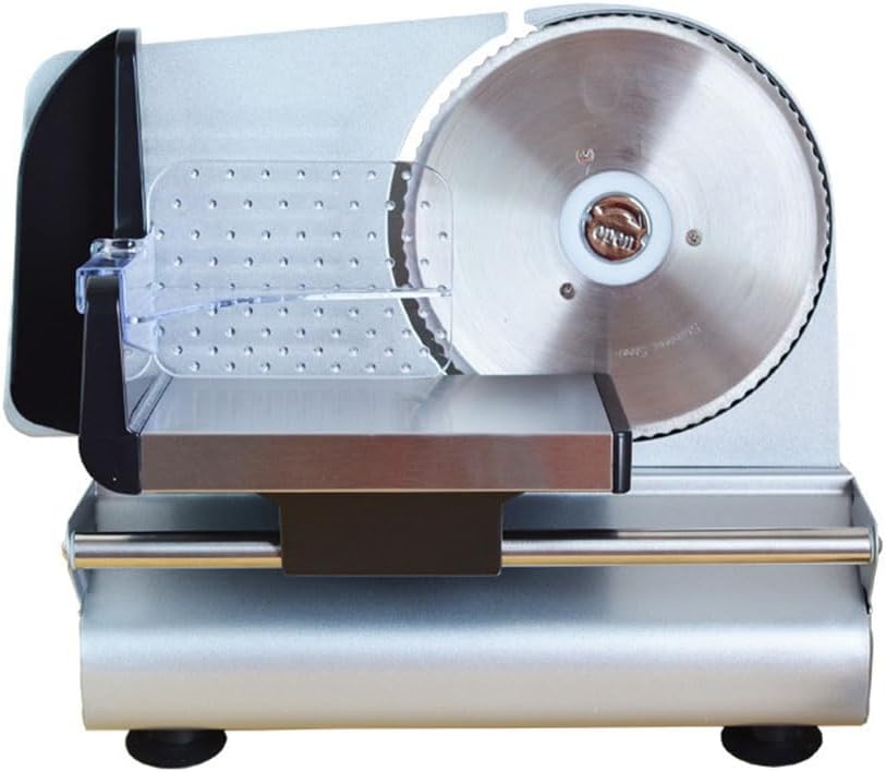 PAHION Allesschneider, 15 Mm, Silber, Brotschneidemaschine Elektrisch Wurstschneider Aus, Effizientes Schneiden