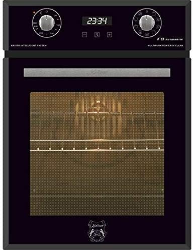 Kaiser Backofen, 45 cm, 50 L, Schwarz/Silber, EH 4747 Einbau, Autark, 9 Funktionen, Heißluft, Teleskopauszug, Einbau Elektro