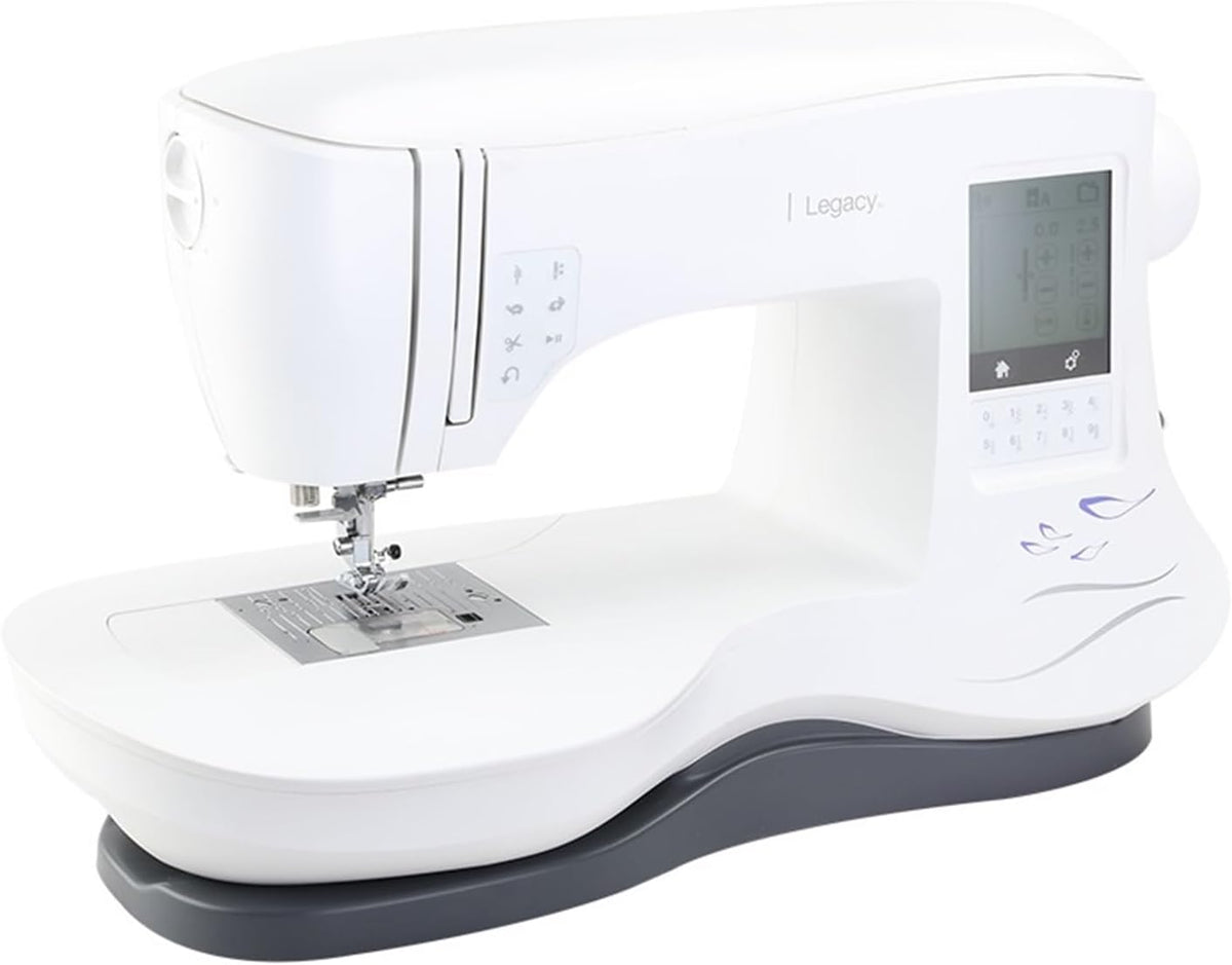 DOTHMVGTD Stickmaschinen, 240 V, Grau, Kleine Computer-Nähmaschine, Heimstickmaschine SE300, Vollautomatische Elektronische Stickmaschine