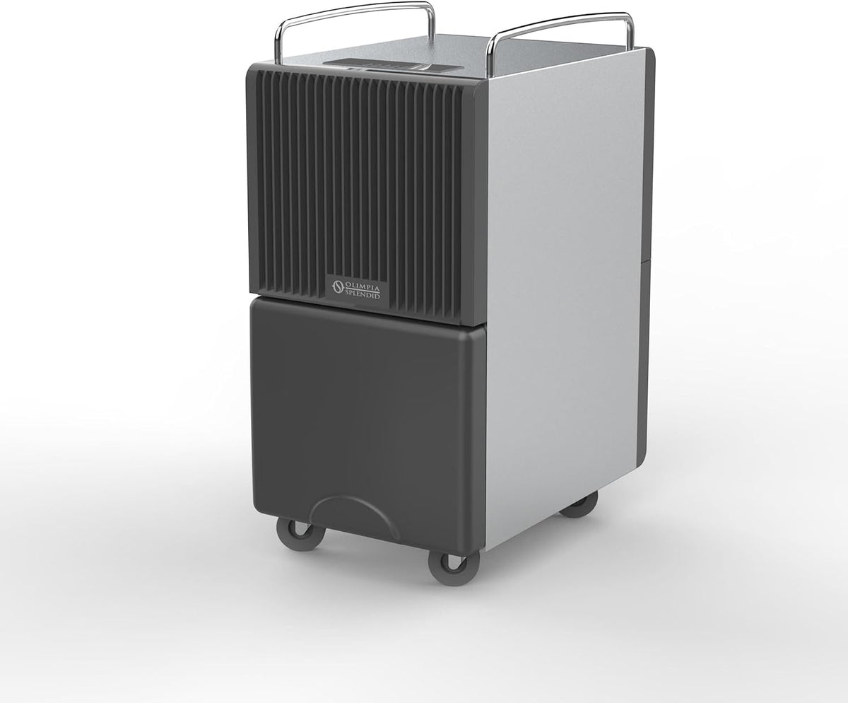Olimpia Splendid Luftentfeuchter, 40 Liter, 8 Liter, Schwarz, 02107 Seccoprof 40 P, Entfeuchter für große Räume von /24h