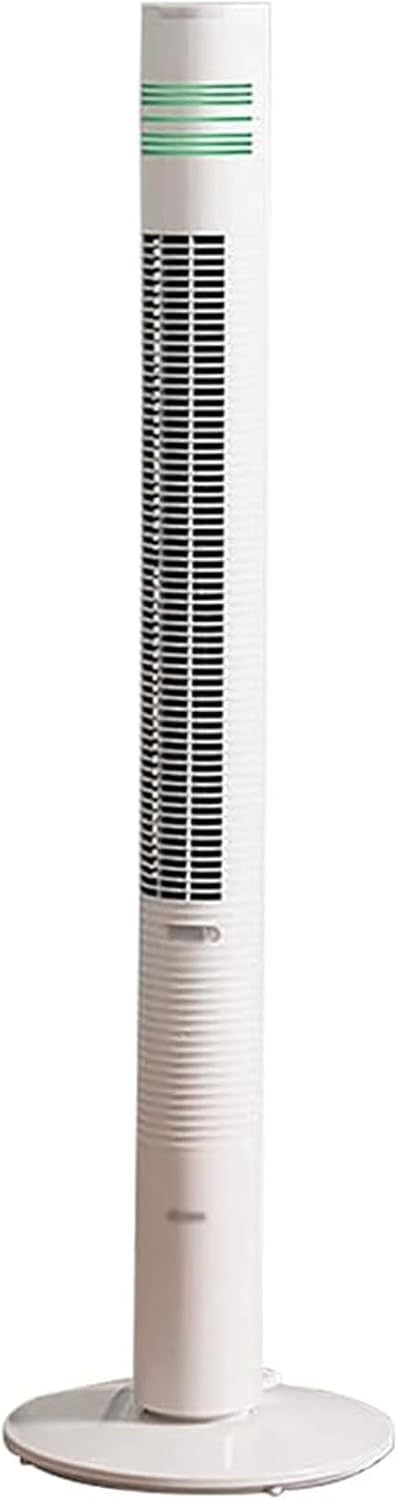 HPTHLY Turmventilator, Weiß, Haushalts mit 3 Geschwindigkeiten, Timer 7H, Ventilator ohne Flügel zur Luftreinigung