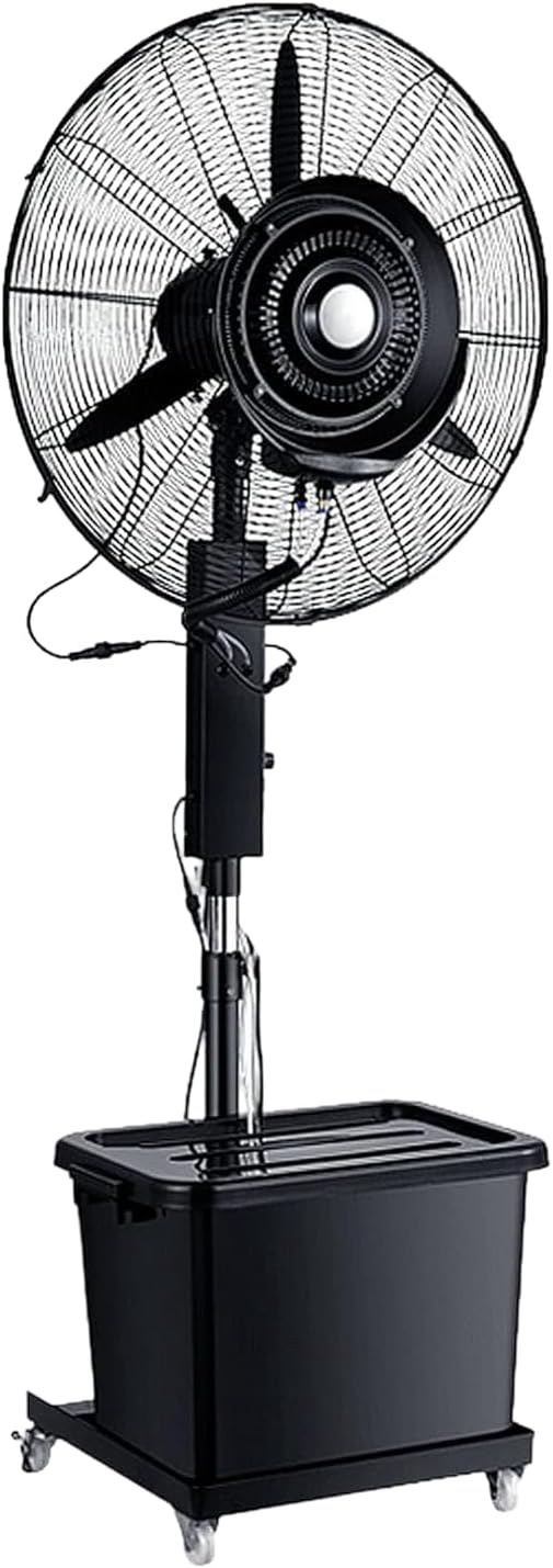 DFGHNBVC Standventilatoren, 31,9 Zoll, 81 Cm, Weiß, Gewerblicher, Oszillierender Standventilator Mit Nebelkühlung