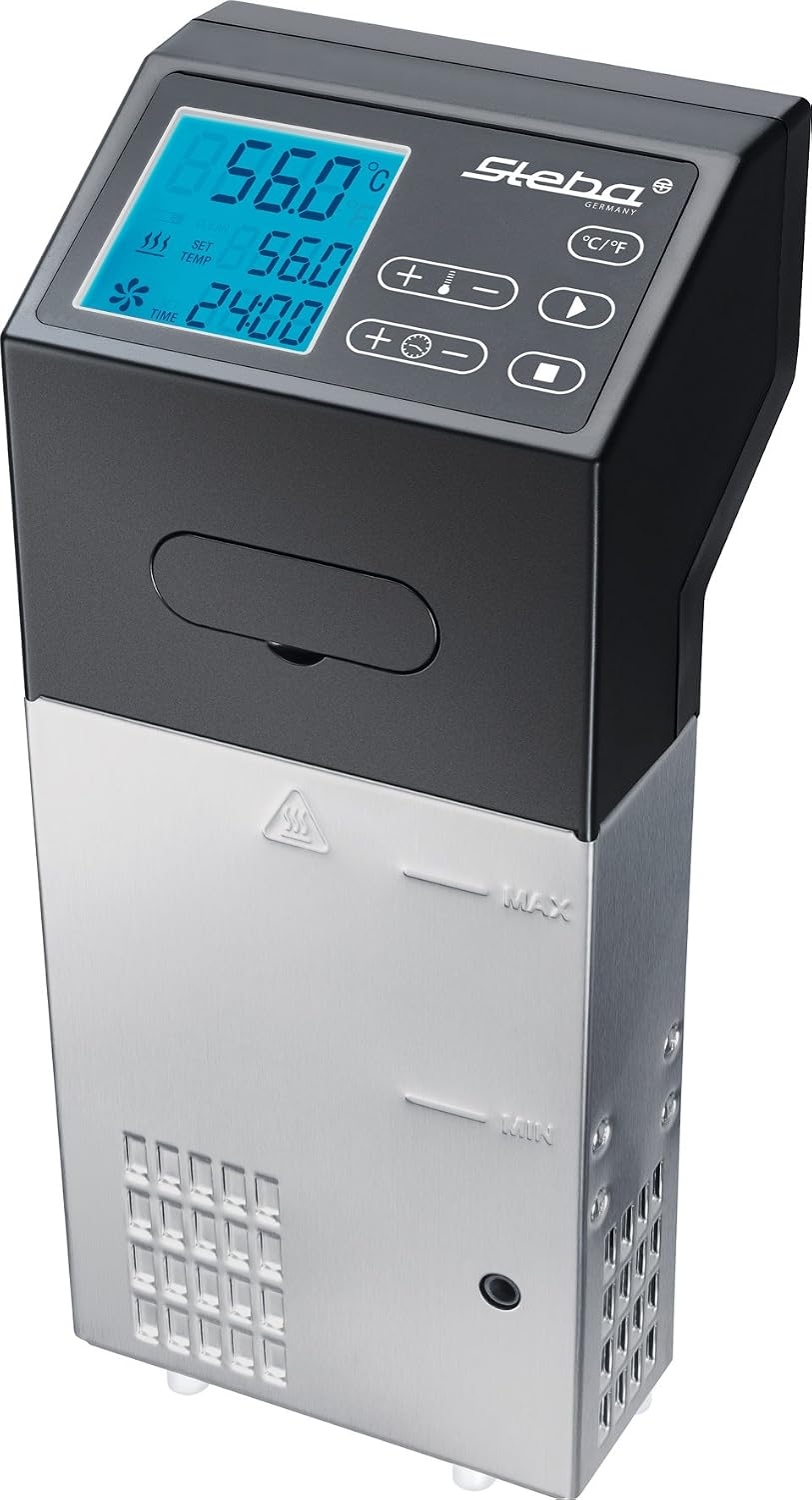 Steba Sous-Vide Garer, Schwarz/Silber, SV 100 Professional, Schwarz, Edelstahl