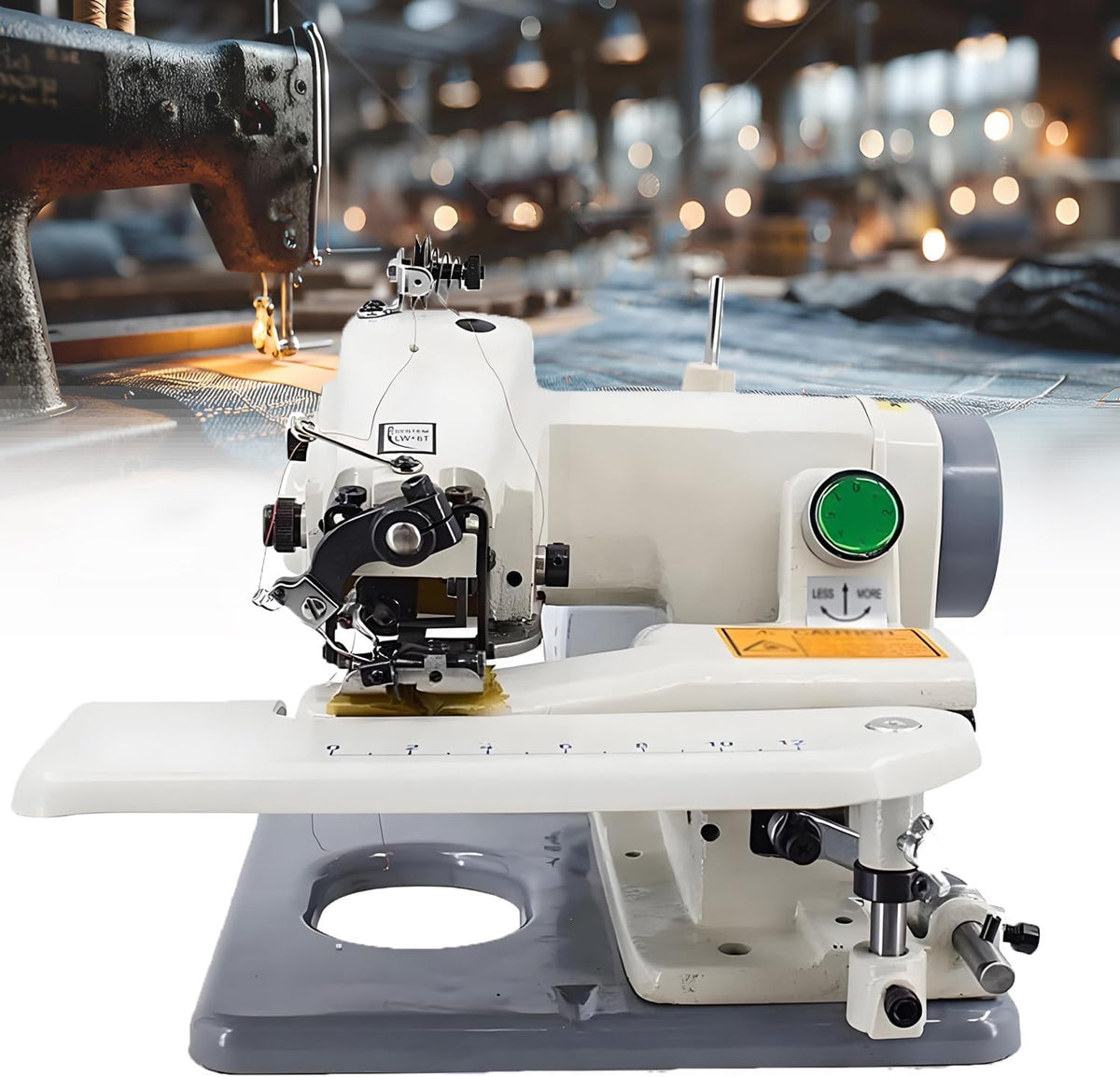QuinteZhenTially Blindstichmaschine, 8 Mm, Schwarz, Tragbare Semi-Industrie-Nähmaschine, Professionelle Blindstich-Saummaschine