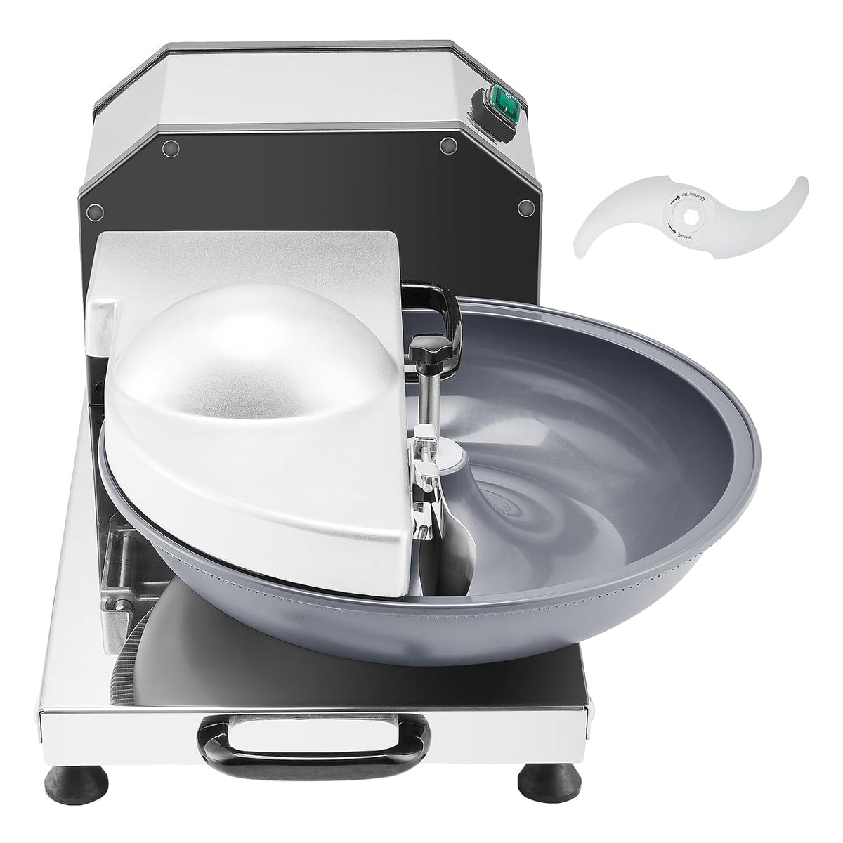 VEVOR Universalzerkleinerer, Silber, Küchenmaschine Gemüsezerkleinerer 3000 U/min Küchenmaschine