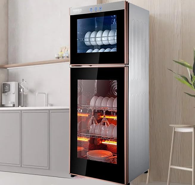 RETRIN Sterilisatoren, 129 cm, Grau, Kommerzieller Professioneller Geschirrtrockner Mit Einer, Sterilisator Für Löffel Und Gabel