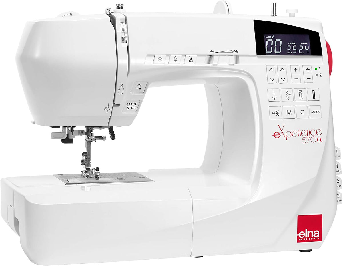 Elna Overlock-Nähmaschinen, Schwarz, 570a Elektronische Nähmaschine