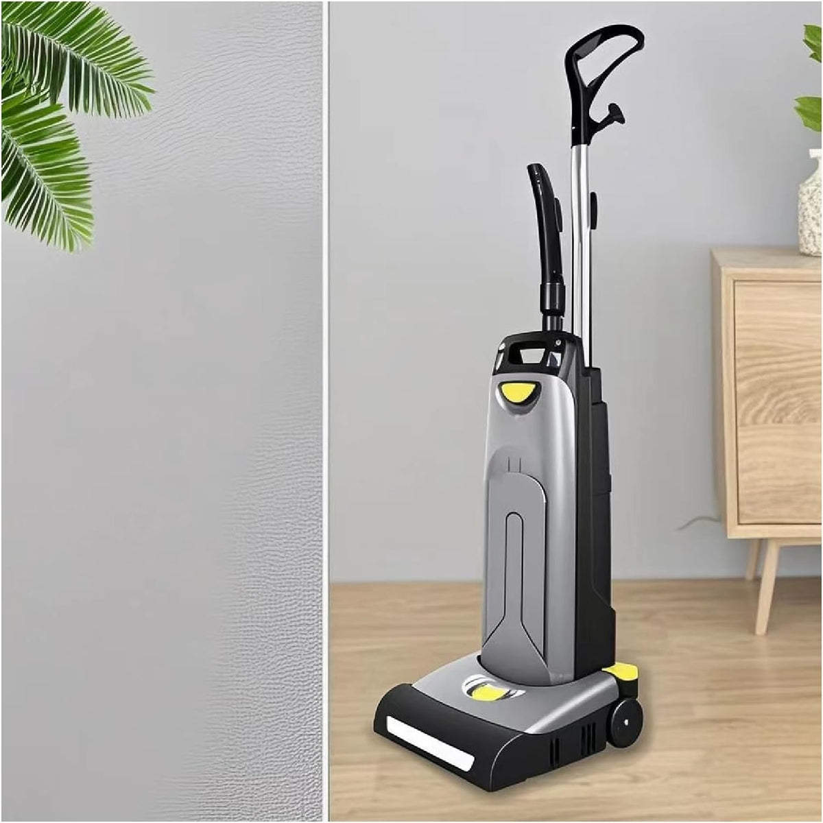 KUSOLE Staubsauger, 1200 W, 80 dB, 220 V, 30 cm, Schwarz, Aufrechter für Teppiche, Leistung, Reinigungsbreite, geeignet für Hotels und Fabrikhallen