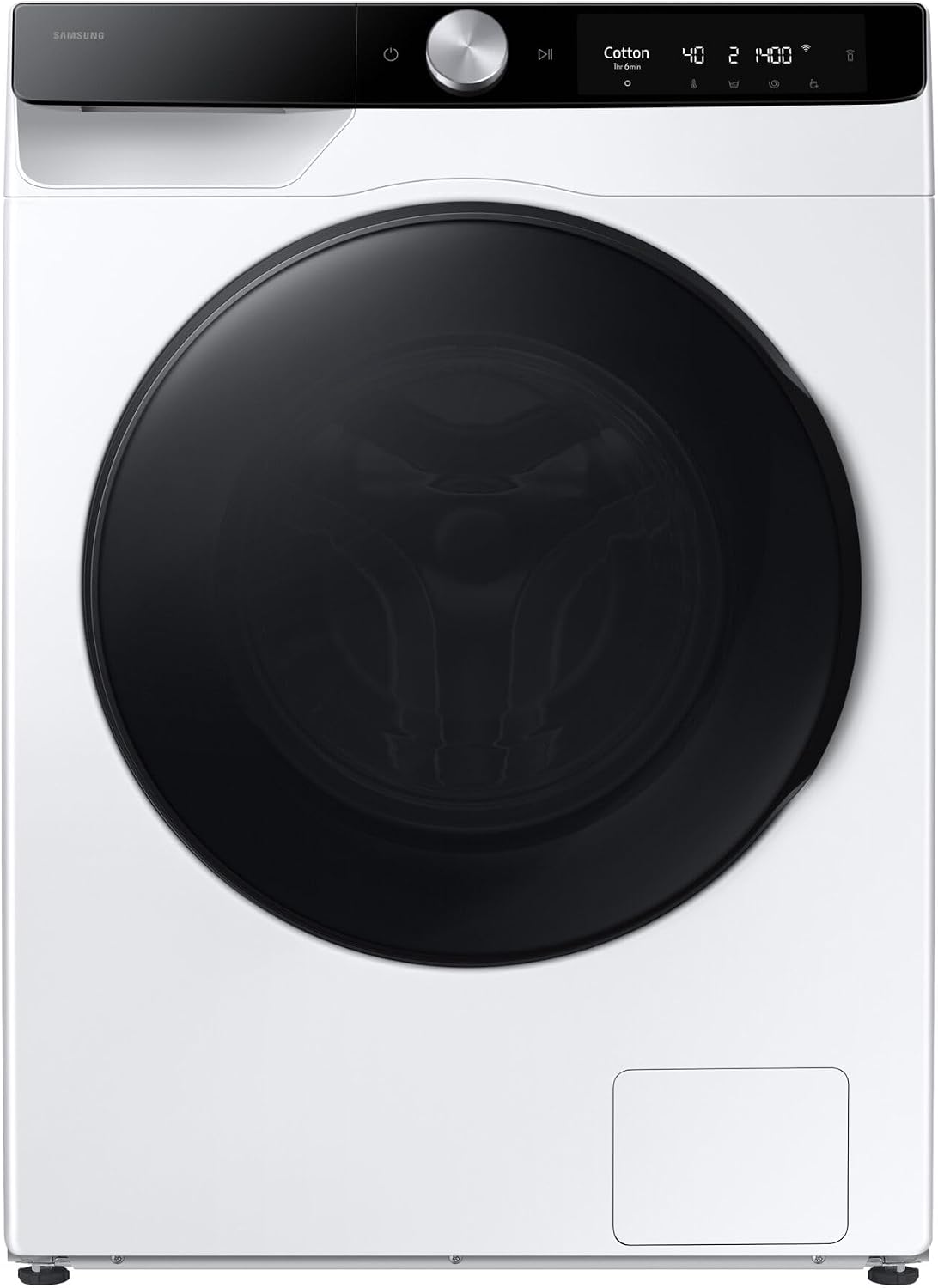 Samsung Waschtrockner, 6 kg, 60 L, Weiß, AI Control WD11DG6B85BKU3, 11 +, Ecodosator, desinfizierender Dampfer
