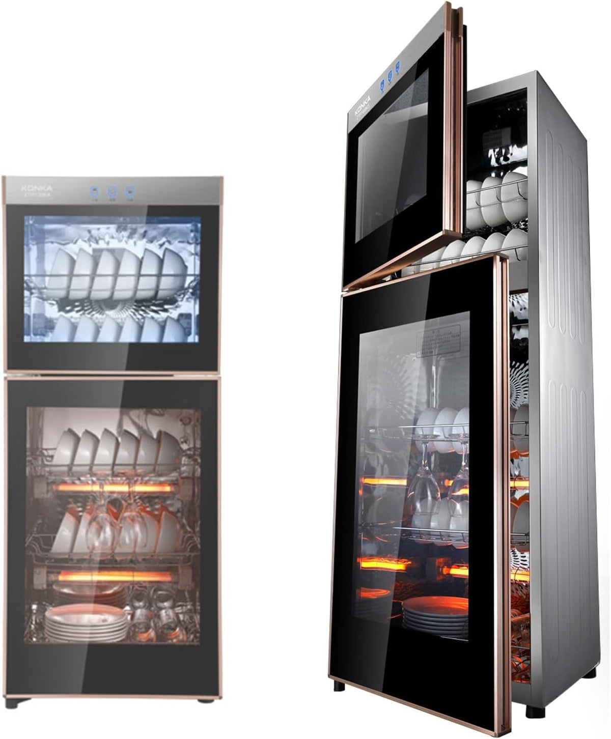 RETRIN Sterilisatoren, 138 L, 168 L, 198 L, 102 cm, Silber, Edelstahlschränke / / Aufrecht Stehende, Desinfektionsschrank Große Kapazität