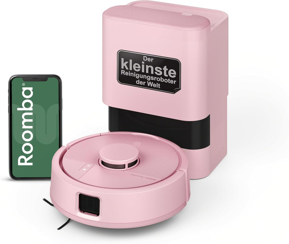 iRobot Staubsauger, Rosa, Roomba® Mini Saug- & Wischroboter + AutoEmpty™ Dock