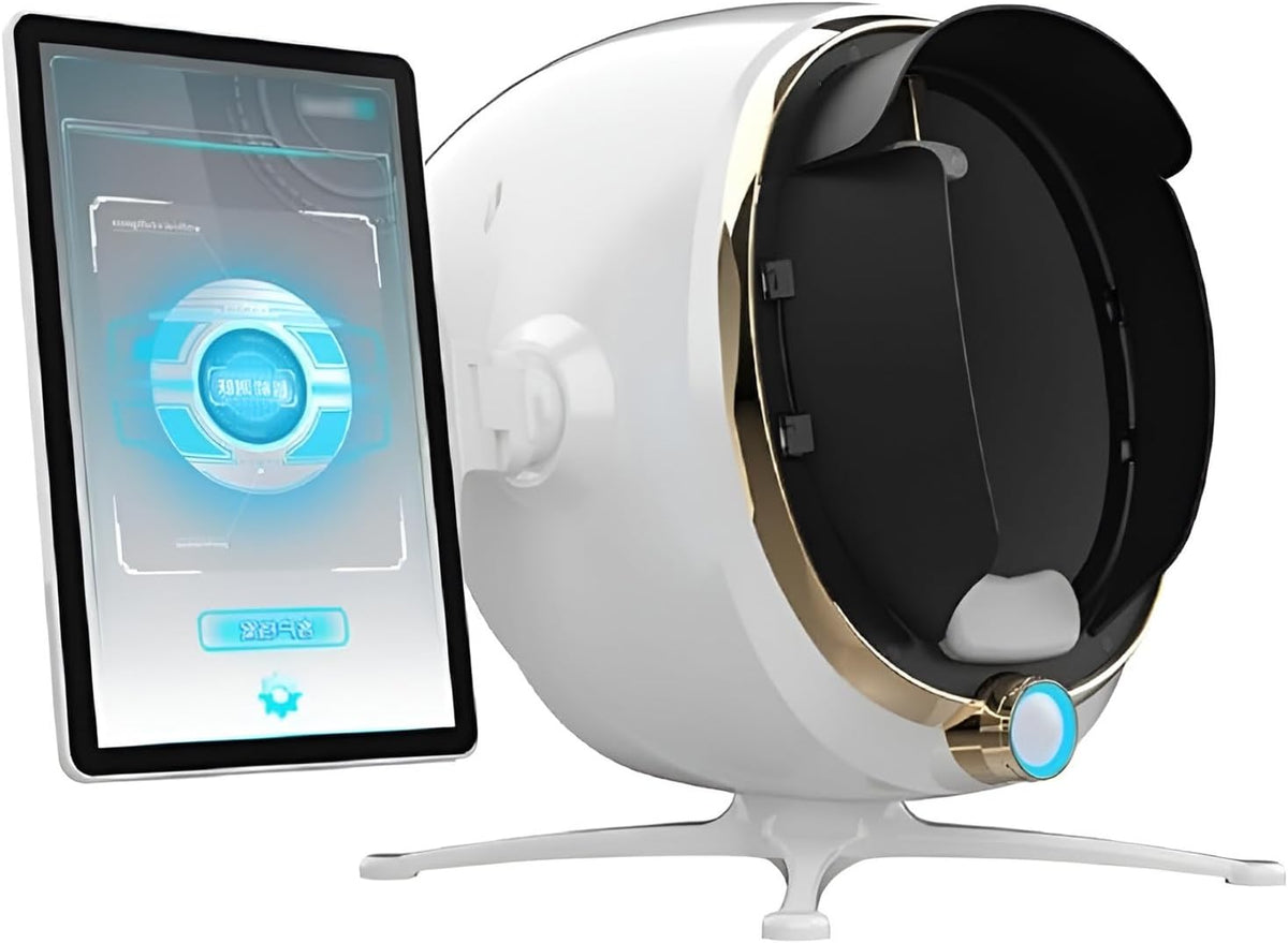 JXUANMM Geräte zur Faltenreduzierung & Anti-Aging-Geräte, Weiß, 3D-Hautanalysegerät Professionelles Hautanalysatorgerät