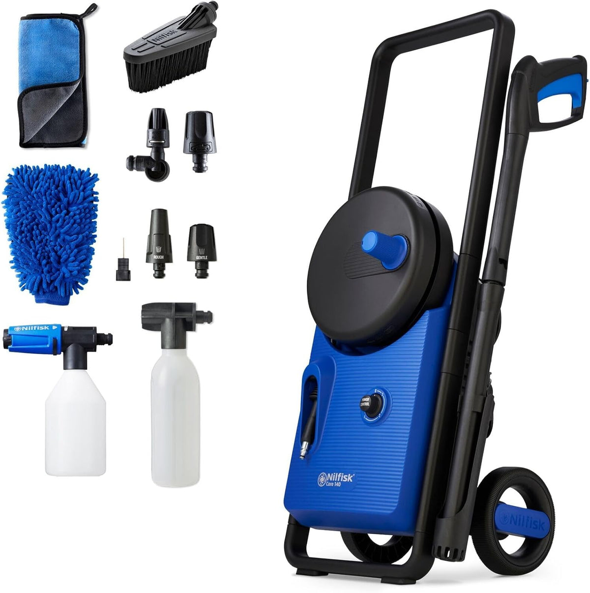 Nilfisk Hochdruckreiniger, 474 l, Schwarz, Core 140-6 PowerControl PREMIUM CAR WA pressure washer