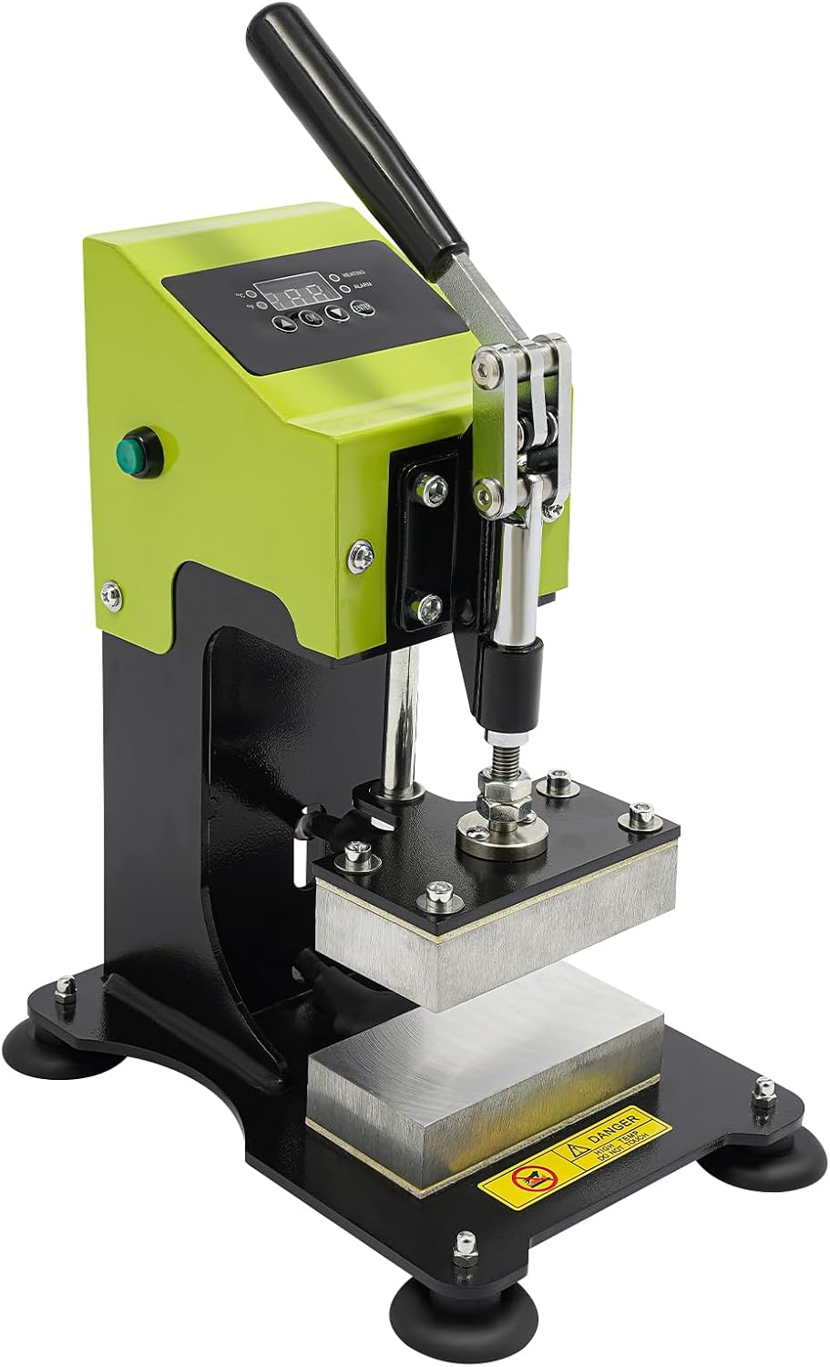 XIAYUHE Druckpressen, 900 W, 6 cm, Schwarz, Hitzepresse Transferpresse, 12 * Doppelseitige Heißpressmaschine, für PU- und Kunststoffgranulat