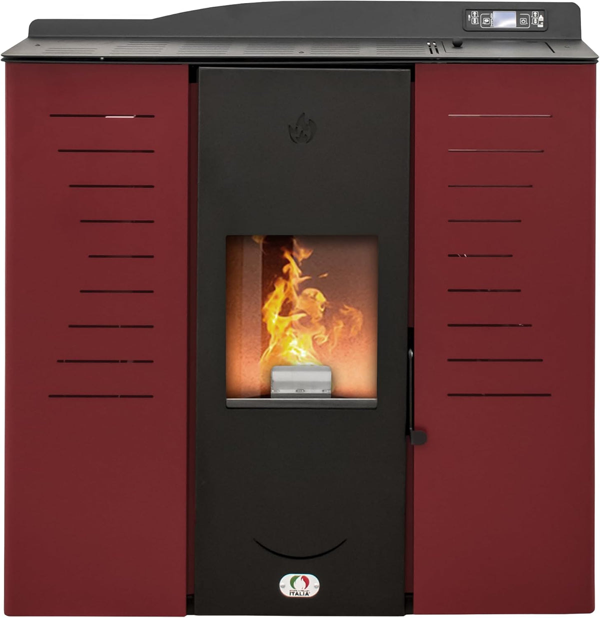 STUFE A PELLET ITALIA Öfen, 20 KW, Schwarz, 5 Sterne