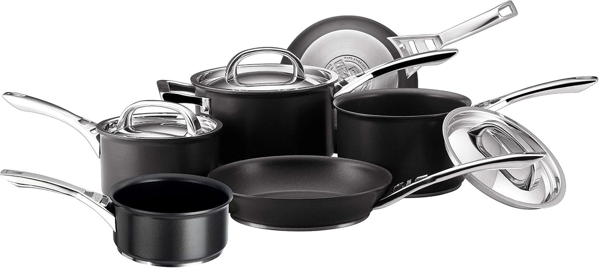 Meyer Backofen, Schwarz, Circulon Infinite topfset induktion - 6 teilig