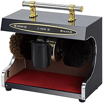 YANYUESHOP Schuhbürsten, 37*20*26,5 cm/15*8*10inch, 40 W, Grau, Schuhputzmaschine Staubentfernungsbehandlung Schuhputzbürste